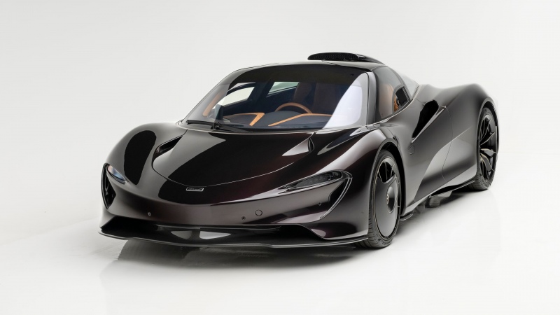 McLaren Speedtail, 2025, White background, Hybrid sports car