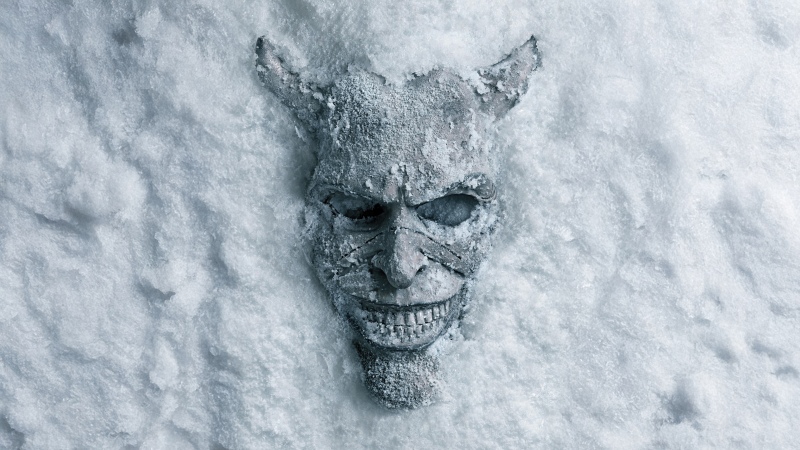 The Grabber, Black Phone 2, Demonic, Snow covered, Horror, Frozen, 5K, 8K, Wallpaper