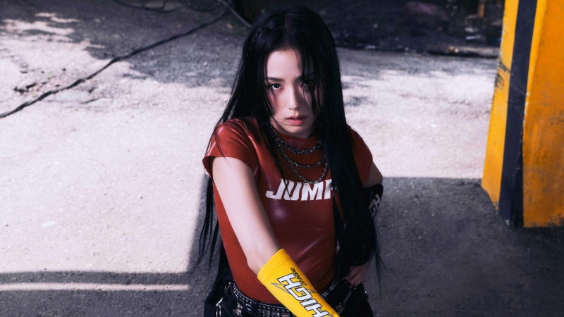 Jisoo - JUMP, 8K, K-Pop singer, 5K, Latex