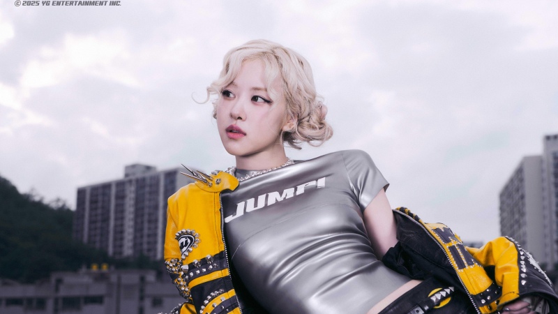 Rose (Blackpink) - JUMP, 8K, K-Pop singer, 5K, Latex