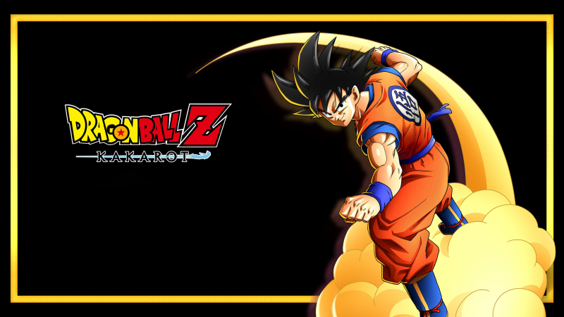 Dragon Ball Z: Kakarot, Key Art, Video Game, Goku, Black background