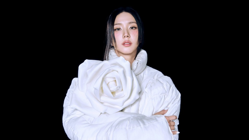 Jisoo, White Dress, Blackpink, 8K, 5K, Black background