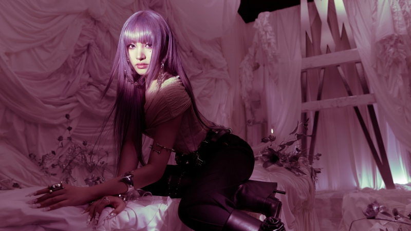 Liz Accendio, IVE (K-pop), Purple hair, Liz (IVE)