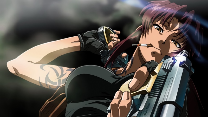 Revy, Smoking, Black Lagoon