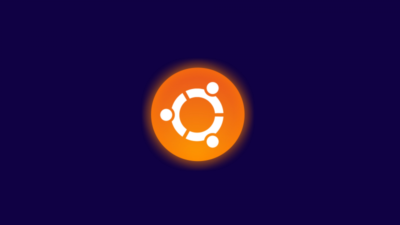 ubuntu Logo, Dark background, Dark blue, ubuntu, Wallpaper