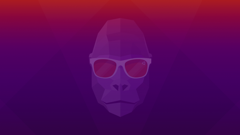 Ubuntu 20.10 (Groovy Gorilla), Stock, Gradient background, Purple gradient, ubuntu
