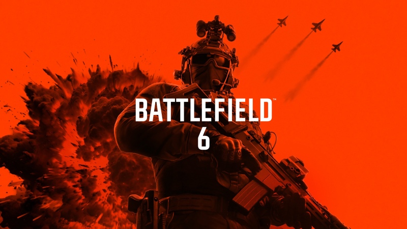 Battlefield 6 Phantom Edition, Key Art, Game poster, 2026 Games, Orange background, Monochrome