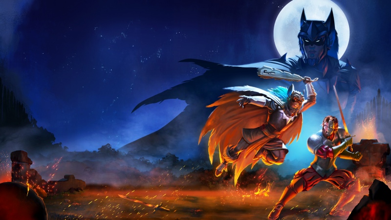 Aztec Batman: Clash of Empires, Key Art, Animated series, DC Comics, Wallpaper