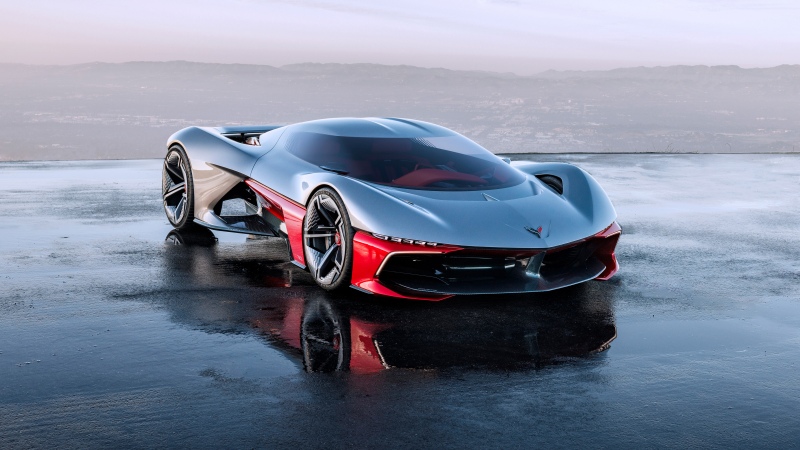 Chevrolet California Corvette Concept, 2025, 5K, 8K, Hypercars, Wallpaper