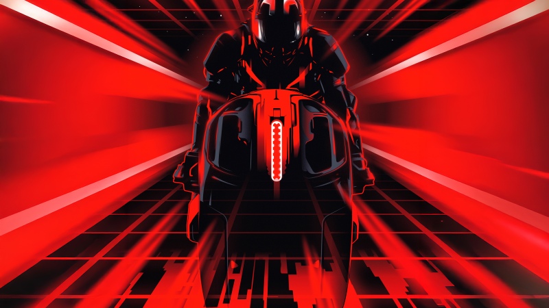 Tron: Ares, Empire, Red aesthetic, 2025 Movies, Futuristic, 5K, Wallpaper