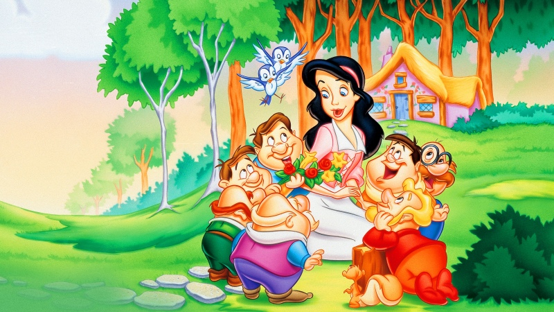 Snow White and the Seven Dwarfs, Cartoon, Disney movies