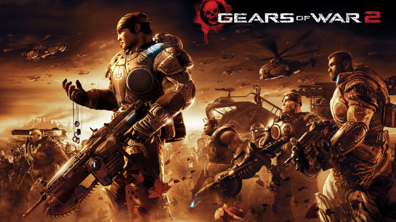 Gears of War 2, Video Game, Marcus Fenix, 5K, Wallpaper