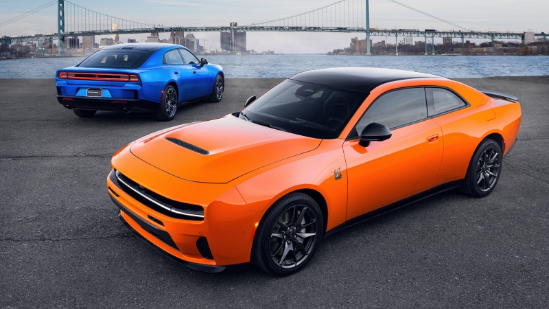 Dodge Charger Daytona Scat Pack, Electric cars, Muscle cars, 2026, 5K