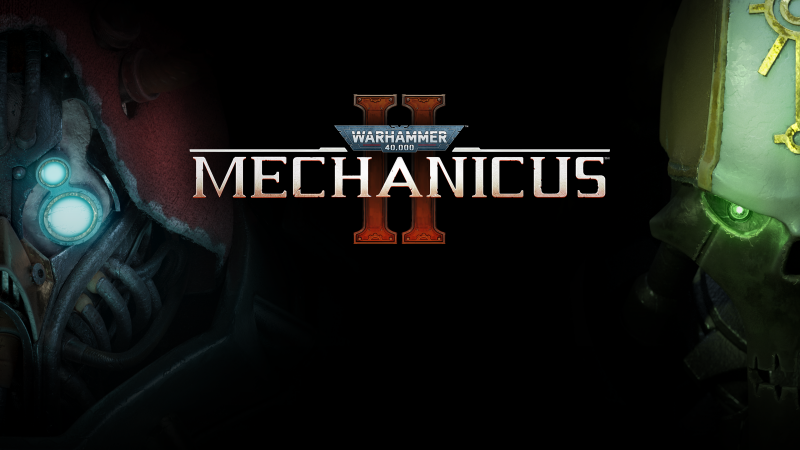 Warhammer 40000: Mechanicus 2, Key Art, Dark background, 2026 Games