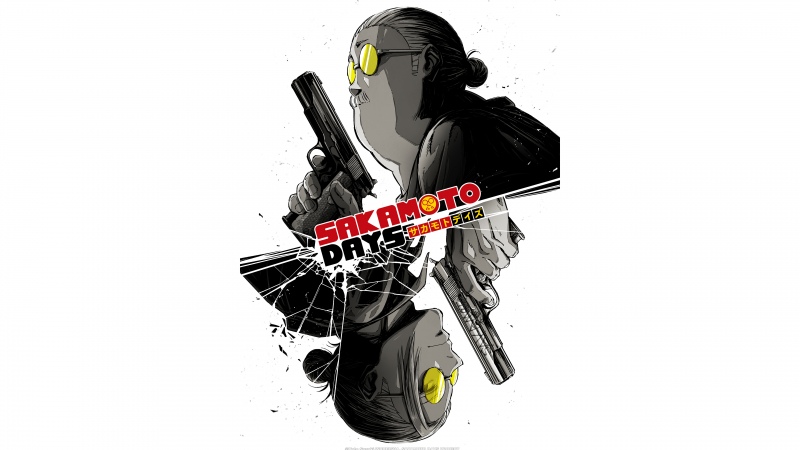 Taro Sakamoto, Poster, 5K, Sakamoto Days, White background, Wallpaper
