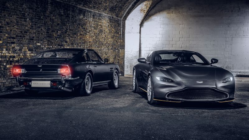 Aston Martin V8, Aston Martin Vantage 007 Edition, 2020, 5K, Wallpaper