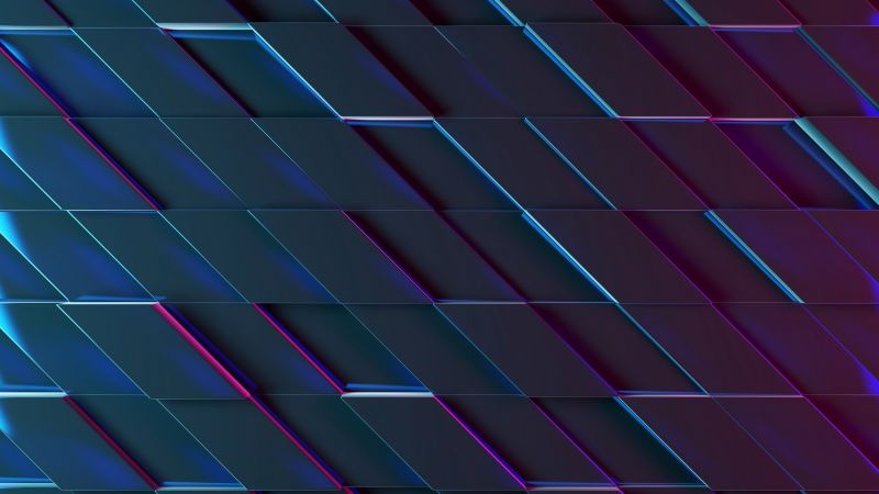 3D background, Neon, Ultraviolet, Purple, Wallpaper