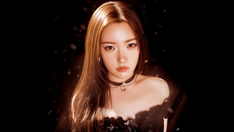 Seohyun, AtHeart, Dark background, K-Pop singers, 5K