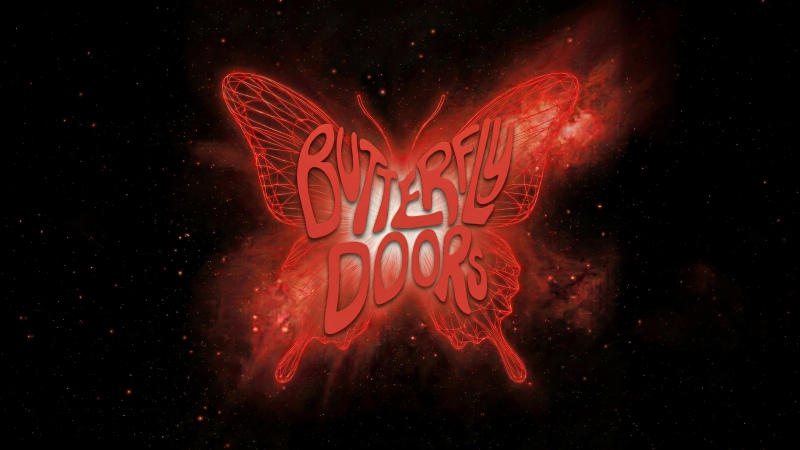 Butterfly Doors, AtHeart, 5K, Black background