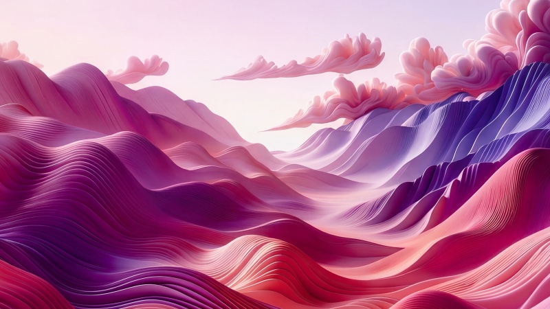 Abstract Aluminium OS stock wallpaper
