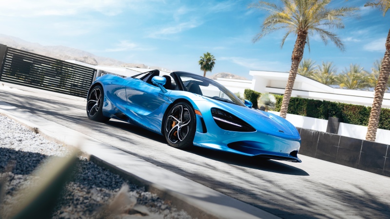 McLaren 750S Spider, Ludus Blue, 8K, 5K