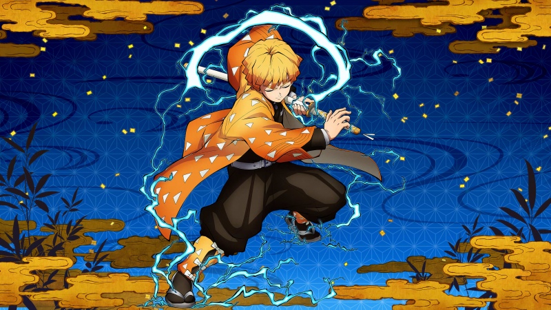 Zenitsu Agatsuma, Iconic, Demon Slayer: Kimetsu no Yaiba, Thunder Breathing, 5K, 8K