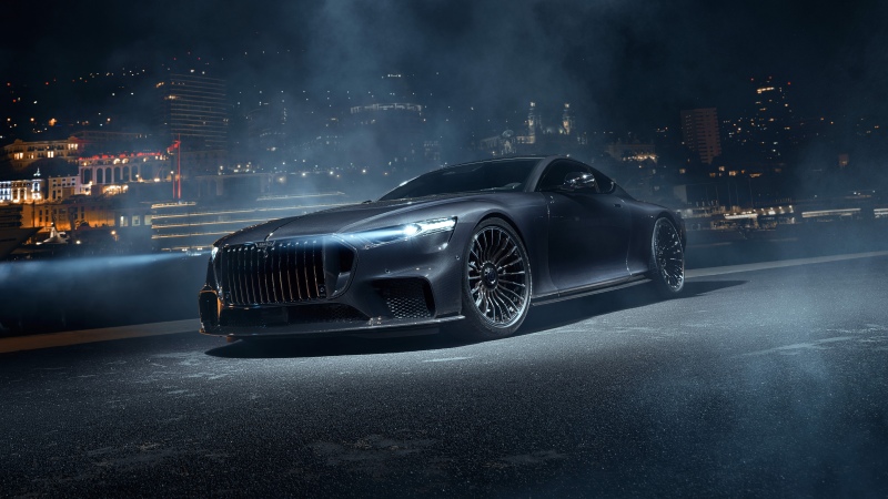 Brabus Bodo, 8K, Hypercars, 5K, Luxury cars, Grand tourer, Night, Cityscape