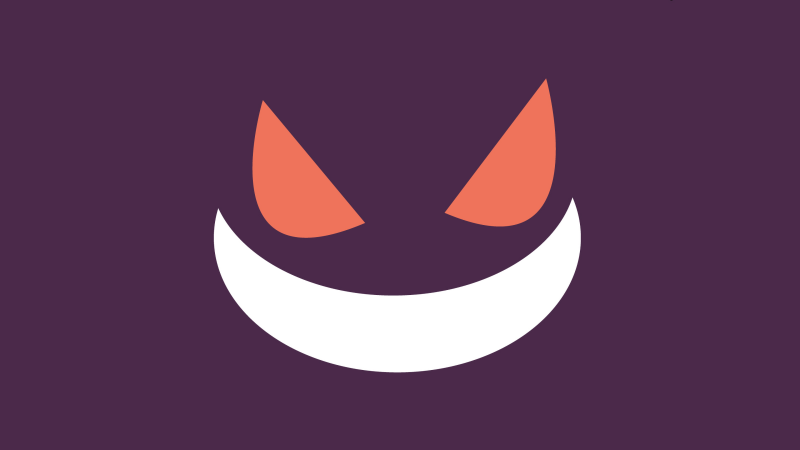 Minimalist Gengar, POKÉMON, Gaming