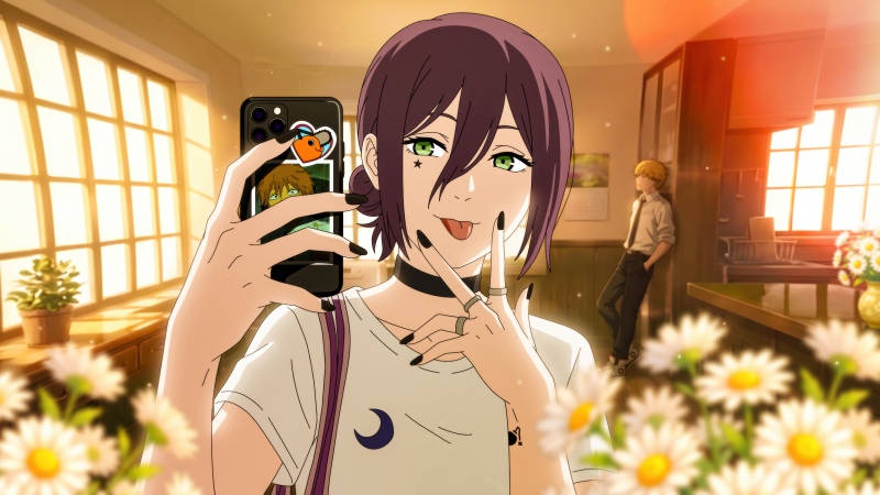 Reze, Selfie, Chainsaw Man - The Movie: Reze Arc, 5K, Wallpaper