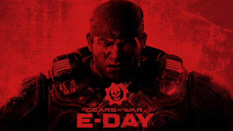 Marcus Fenix, Red background, Gears of War: E-Day, 2026 Games