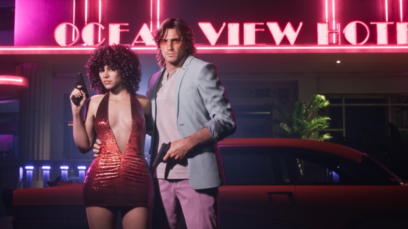 Ocean View Hotel, GTA 6, Vice City, Lucia Caminos, Jason (GTA 6), Grand Theft Auto VI, Wallpaper