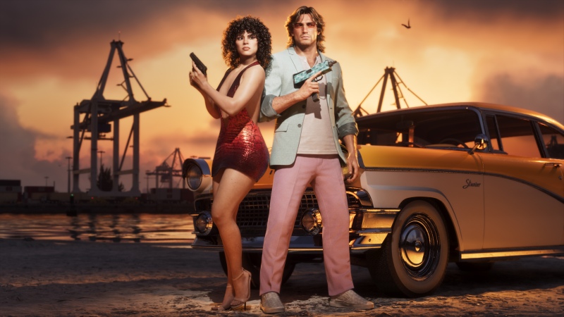 Vintage, Vice City, Lucia Caminos, Jason (GTA 6), Grand Theft Auto VI, Wallpaper