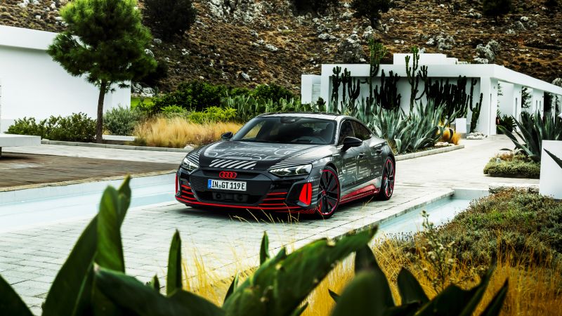 Audi RS e-tron GT Prototype, 2021, 5K, Wallpaper