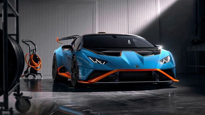 Lamborghini Huracán STO, 2021, 5K, Wallpaper