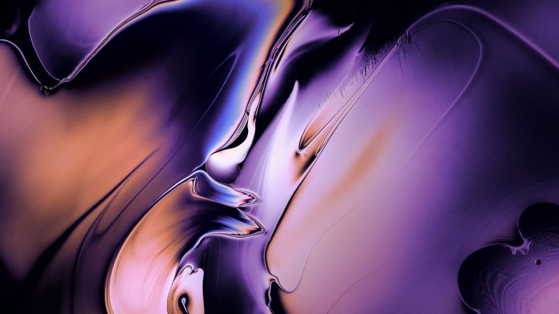 macOS Mojave, Abstract background, Stock, Purple abstract, 5K, Wallpaper