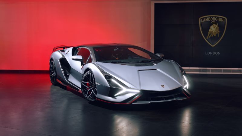 Lamborghini Sián FKP 37, 2021, 5K, Wallpaper