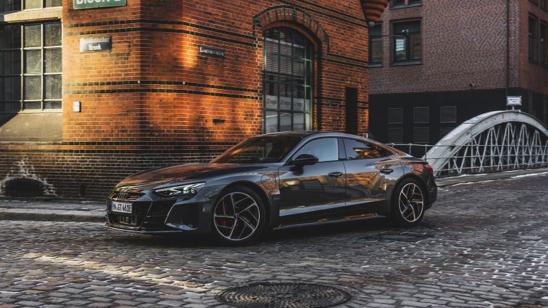 Audi RS e-tron GT, Luxury electric cars, 2021, 5K, Wallpaper