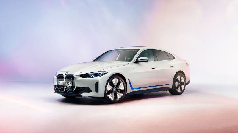 BMW i4, Electric cars, 2021, 5K, Wallpaper