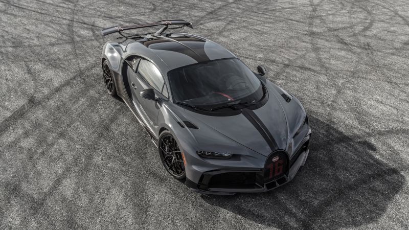 Bugatti Chiron Pur Sport, Black cars, 5K, 8K, Wallpaper