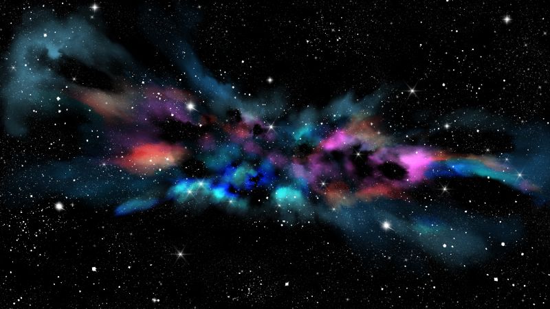 Galaxy, Nebula, Milky Way, Stars, Deep space, Colorful, Astronomy, Wallpaper