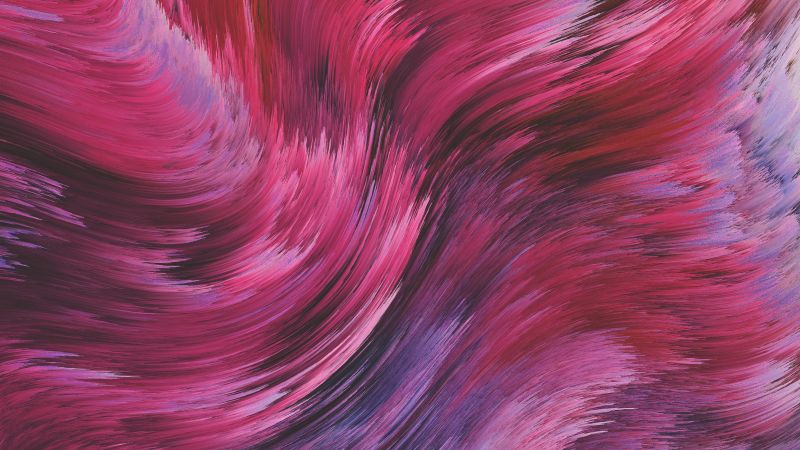Glitch art space artwork vibrant pixels pink 