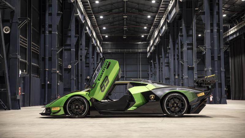 Lamborghini Essenza SCV12, Hypercars, 2021, 5K, Wallpaper