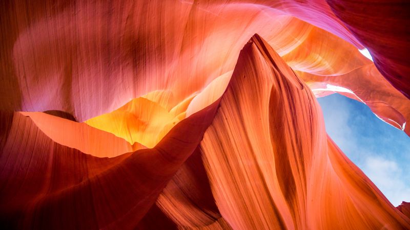 Lower Antelope Canyon, The Lady in the Wind, Arizona, USA, 5K, Wallpaper