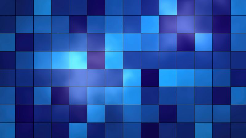 Tiles, Blue background, Squares, Blue tiles, Blue squares, Wallpaper