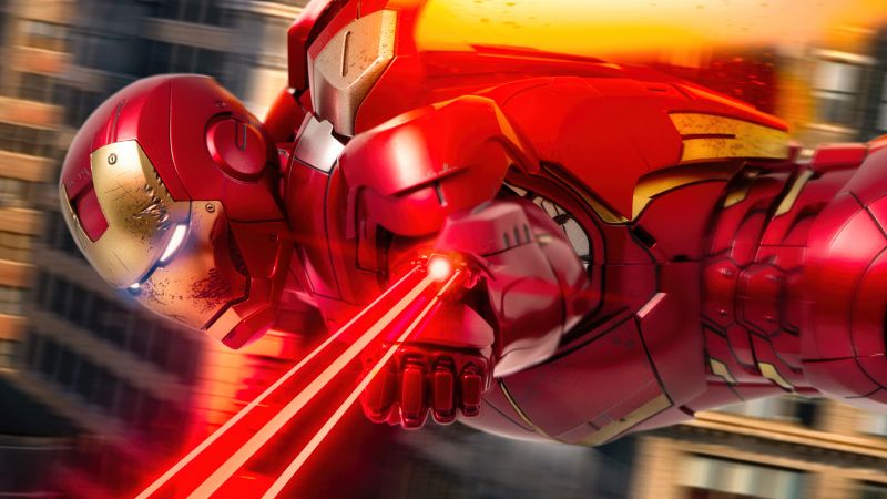 Iron Man, Action, Marvel Superheroes, Wallpaper