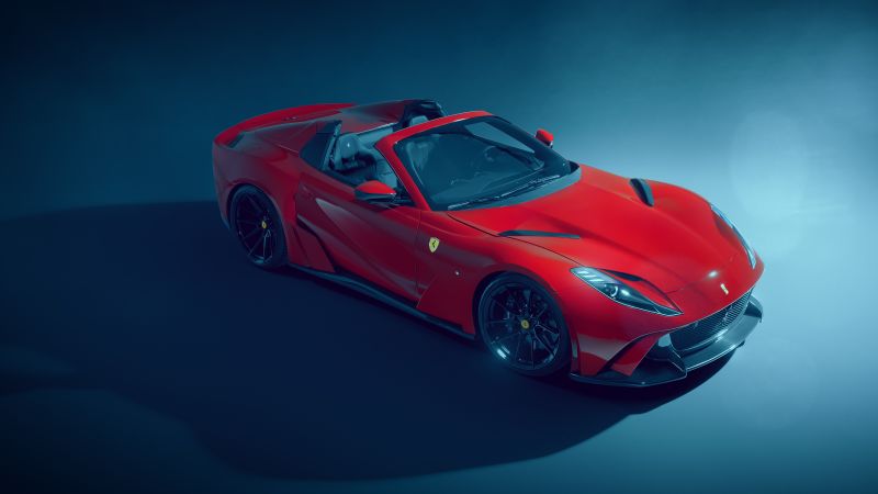 Novitec Ferrari 812 GTS N-Largo, Super Sports Cars, Performance Kit, 2021, 5K, Wallpaper