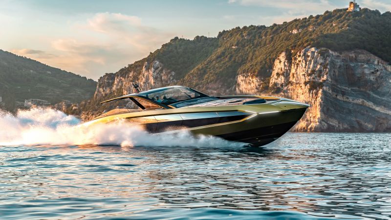 Tecnomar for Lamborghini 63, Superyacht, Motor yacht, Luxury yacht, 2021, 5K, Wallpaper