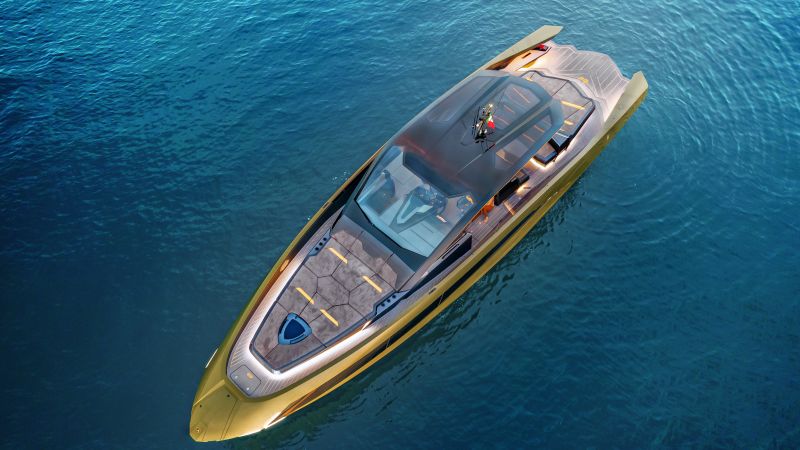 Tecnomar for Lamborghini 63, Luxury yacht, Superyacht, Motor yacht, 2021, 5K, Wallpaper