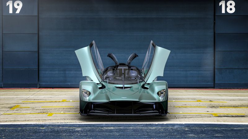 Aston Martin Valkyrie Spider, Hypercars, 2021, Wallpaper