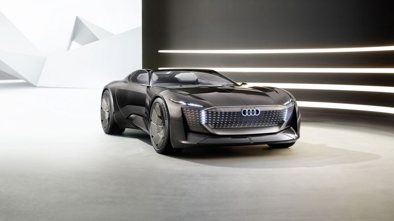 Audi skysphere concept, 8K, Roadster, Electric cars, Futuristic, Concept cars, Luxury cars, 2021, 5K, Wallpaper
